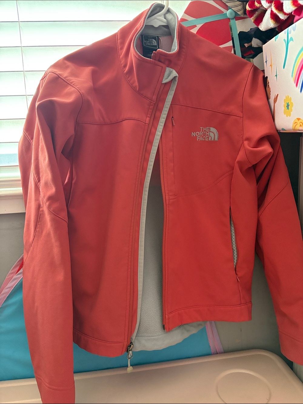 The North Face Women's Orange Softshell Utility Jacket